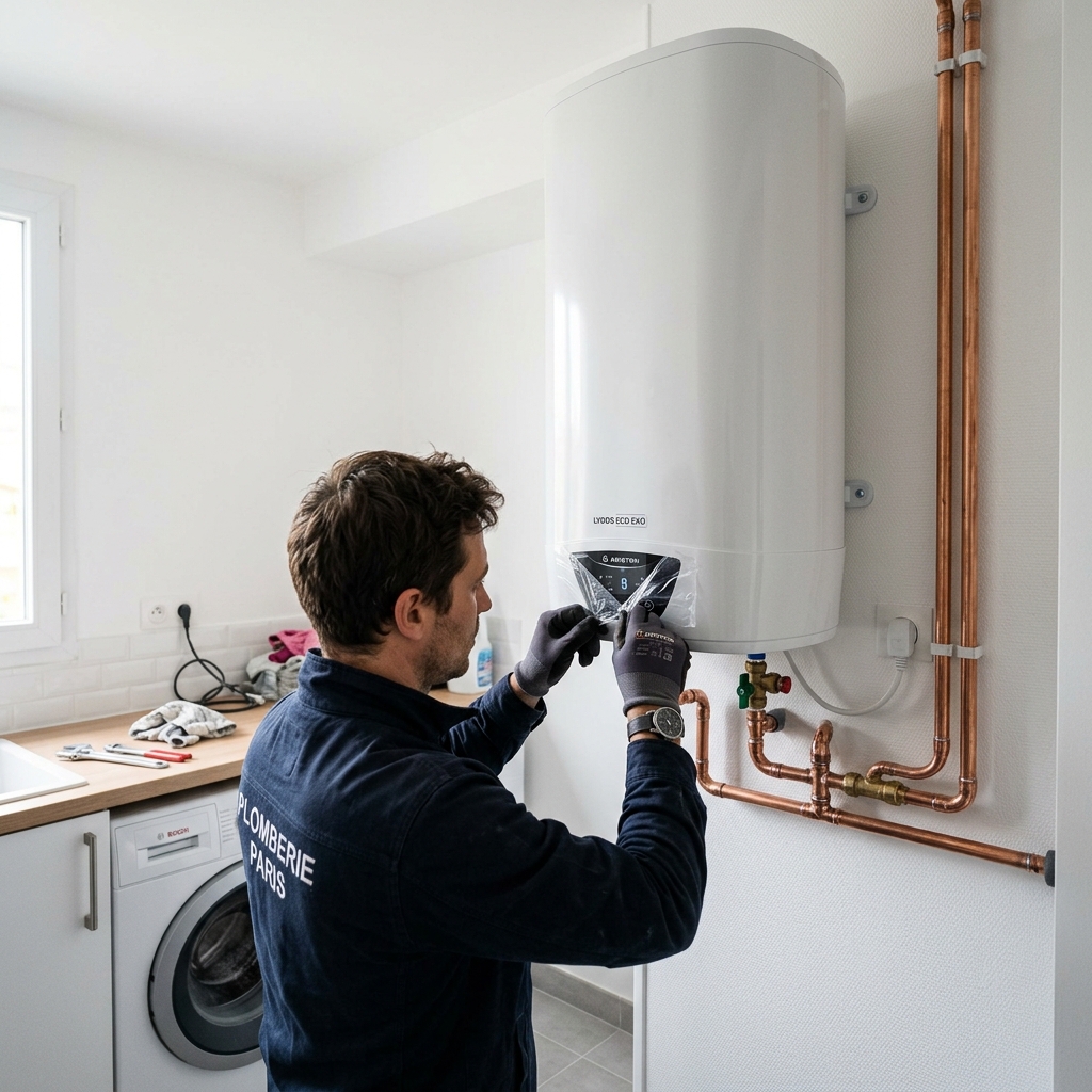 Installation chauffe-eau neuf Paris